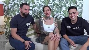 Busty Spanish EXPERIENCED ONE Lara Croft gets double penetration