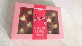 Valentines Day Chocolates Crushed