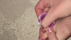 Painting My Toes On My Size 11 Feet