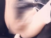 Crossdresser sissy dildo solo play
