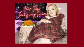 Vore Tease - Thanksgiving Dinner