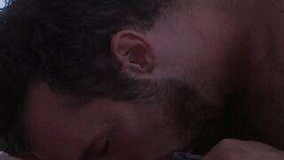 HOT HUNKS ASS FUCKING IN THE BATHROOM" - This tagline is more appealing to viewers as it focuses on hot guys fucking in an intimate setting rather than just being about sucking dick or anal sex alone