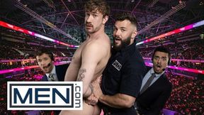 Hayden Harding Catches Streaker Evan Jordie And Gets Fucked Hard Against The Wall