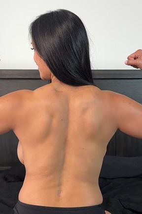Jazmine Cruz Flexes Her Hard Muscles for Cj