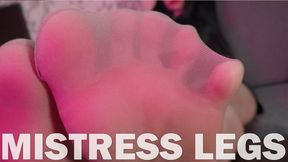 The cutest soles and toes in sheer nude pantyhose (HS MOV)