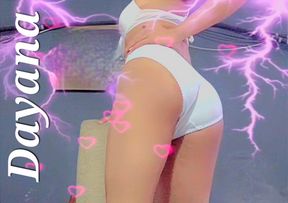 Daniela unleashed in cute new white panties