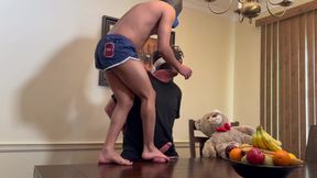 Extreme Ballbusting: Dinner or Your BALLS?