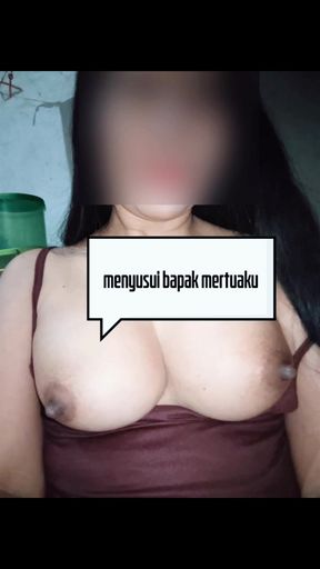 Have a great time with my daughter-in-law&amp;#039;s big breasts.