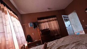 Wife's getting a cock in her mouth while she is lying in the hammock