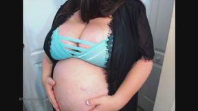 pregnant belly rub quickie 720p