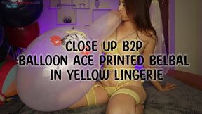 Close Up B2P Balloon Ace Printed Belbal in Yellow Lingerie