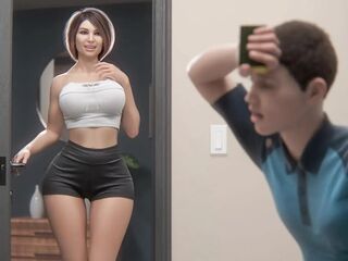 Lustful Stepmom Cheats on Her Spouse with Virgin Stepson in the Baths (Neverseen CG Porn) Eng Sub