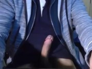 Riesen-Schwanz vor Webcam zeigen