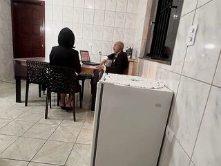 Secretary is surprised with slaps on the booty and anal penetration with creampie.