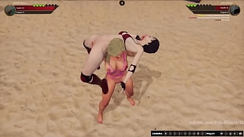 Bambi Bimbo VS Riley Blacke (Naked Fighter 3D)