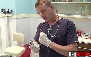 Supervisor and nurse double penetrate inetrns asshole