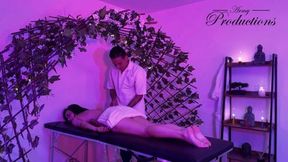 Hot Latina needs sex and uses her masseur's huge cock to get fucked without a condom