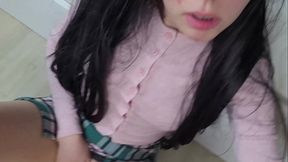 Teacher emptied his balls in a student'_s pussy