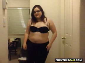 Chubby Chip Strips Down for Webcam