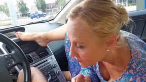 Amateur Blonde Mature Wife Enjoys Oral and Foot Worship