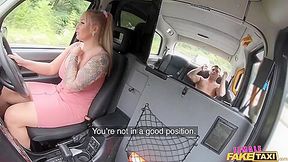 Tattooed Czech Milf Gets Eaten Out And Fucked In The Taxi