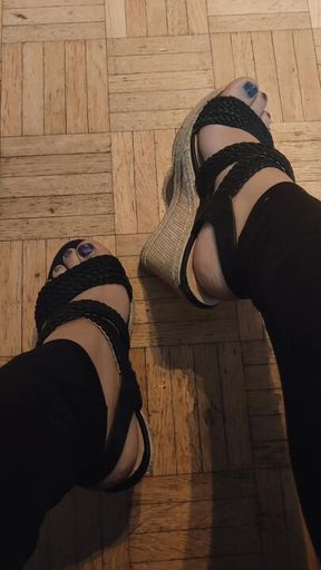 Lick my platform heels. Now.