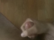 Wanking in my  stepsister room on my  stepsister floor :)