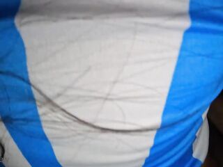 OMG! she surprised me when she eating the cum in the camping tent