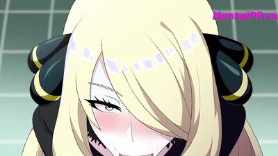 Cynthia's Victory Lap: A Champion's Humiliation: A Hentai Porn Compilation