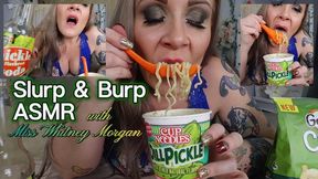 Miss Whitney Morgan Slurp & Burp Eating ASMR - wmv