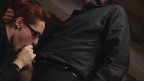 Stunning Euro MILF shows her boss what a bitch she is