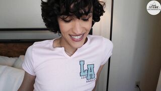 Latina Neighborhood Femboy Bubblz Gets Picked Up then Fucked Hard & Deep