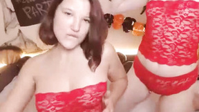 Both Of This Beautiful Lustful Lesbo Girls Pleasing Pussy