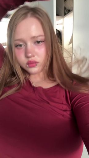 Curvy Blonde Adult Professional Solo - Short Title Bot Input Example