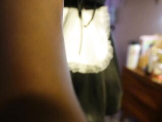 Bossy Maid Teaches U to Suck Her Jock