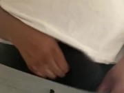 My garage is open should I pull this big dick out?
