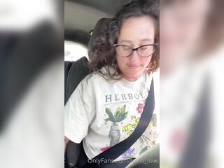 Exhibitionist Mother I'd Like To Fuck at Drive Thru Uses Remote Control Toys and Cums Multiple Times in Public with Lovense Lush