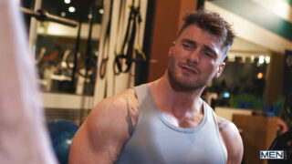 William Seed fickt Arno Antino bareback nach intensivem Blowjob