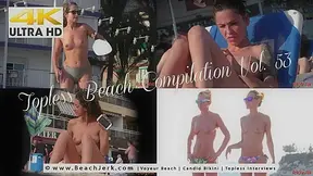 Topless beach compilation vol.53 - BeachJerk