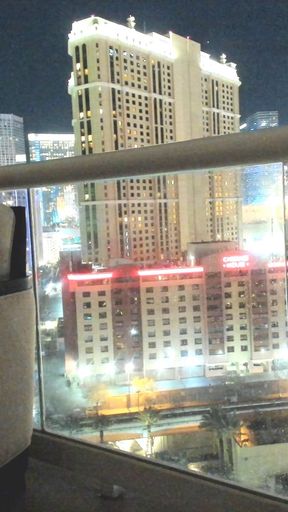 Key moment from "Romance And Sex Outside On A Balcony Overlooking The Las Vegas Strip"