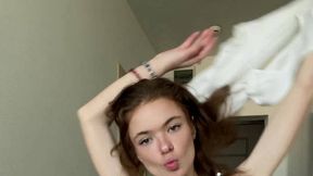Model video sent by @jessicalittlee @Showing Boobs & #Brunette #Solo #Petite #Small Tits porn hardcore video | Tik.Porn