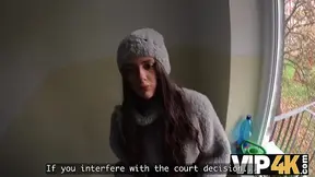 VIP4K  Naughty 18-year-old becomes a Cumslut because of Debt