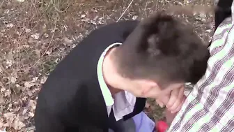 Twink Hunter Seduces Young Guy for Hardcore Anal and Blowjob