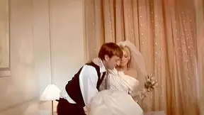 Sultry bride requires consummation on her wedding night, husband has an idea