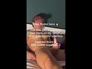 Hot Boy Jerking Off His Thick Cock & Explodes a Huge Load All Over Himself