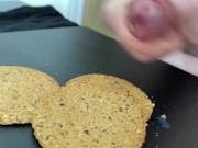 Adding extra cream to my cookies | HUGE CUMSHOT