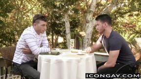 ”Sexy Brendan is lost for words after meeting with Alex”