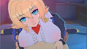 Massive-Titted Beauty Dominates Lust-Fueled Nights in BlazBlue Realm