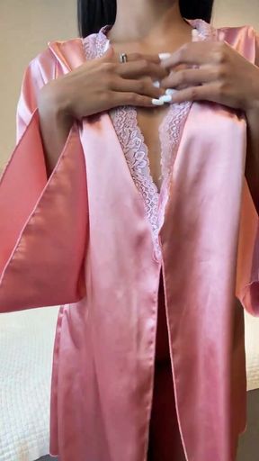 Pink robe