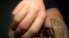 Crystal Ray Blowjob a dick in the Room